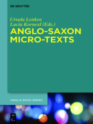 cover image of Anglo-Saxon Micro-Texts